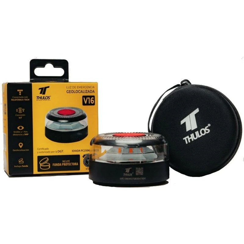 Luz baliza de emergencia para coche Thulos TH-V16-2/ Homologada