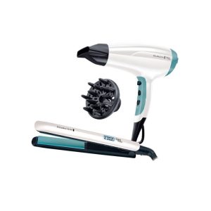 SET REMINGTON SECADOR Y PLANCHA DE PELO SHINE - 2300W