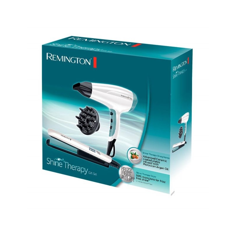 SET REMINGTON SECADOR Y PLANCHA DE PELO SHINE - 2300W - Imagen 4